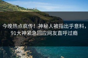 今晚热点疯传！神秘人被指出乎意料，91大神紧急回应网友直呼过瘾
