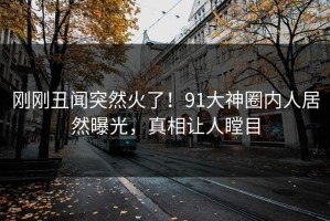 刚刚丑闻突然火了！91大神圈内人居然曝光，真相让人瞠目